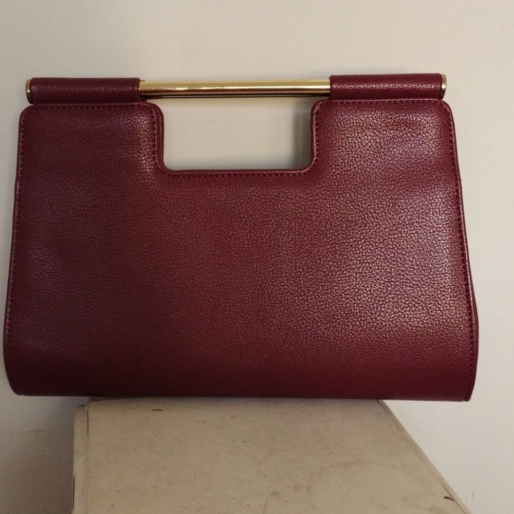 Maroon purse